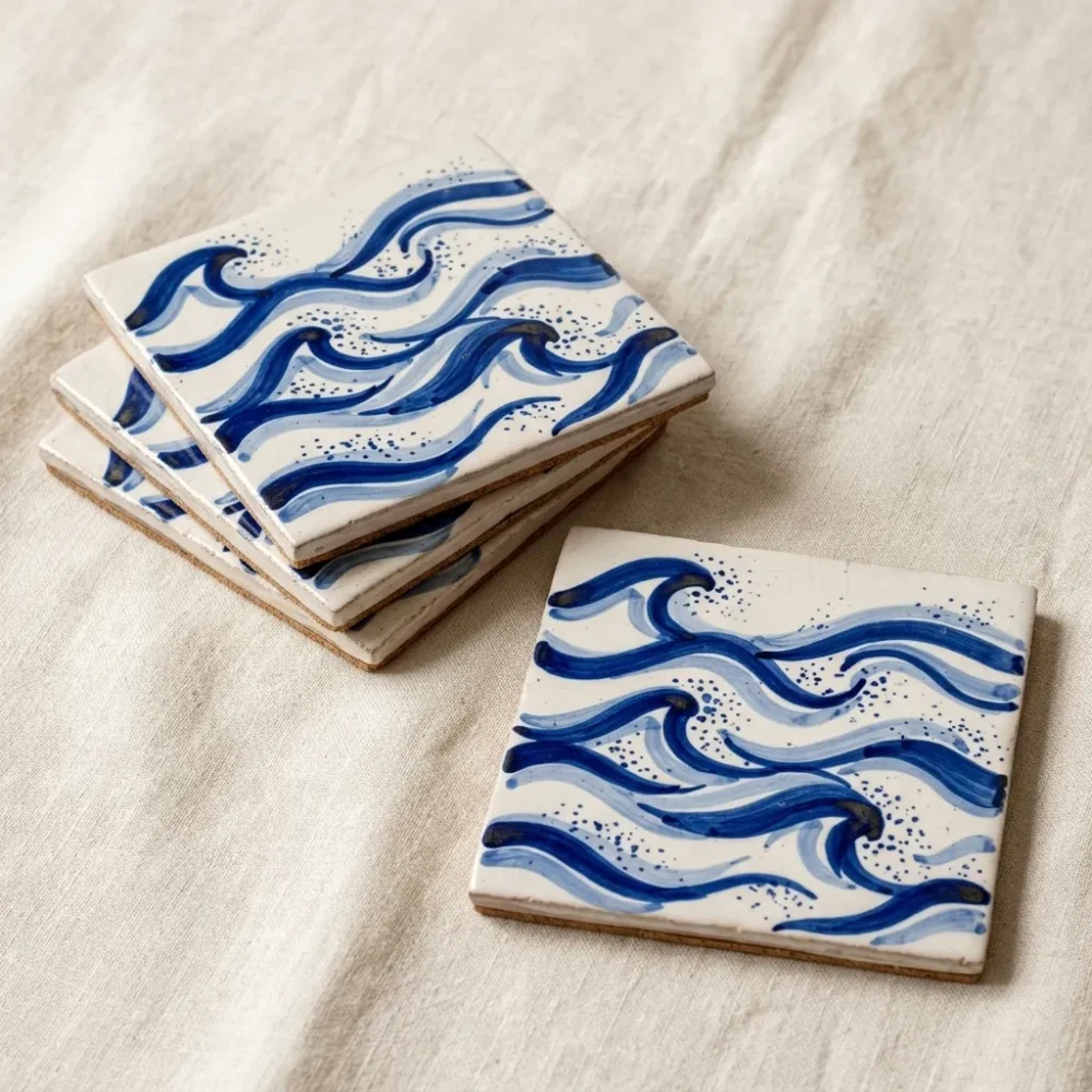 Sous-verres Maré, lot de 4 — vue du produit