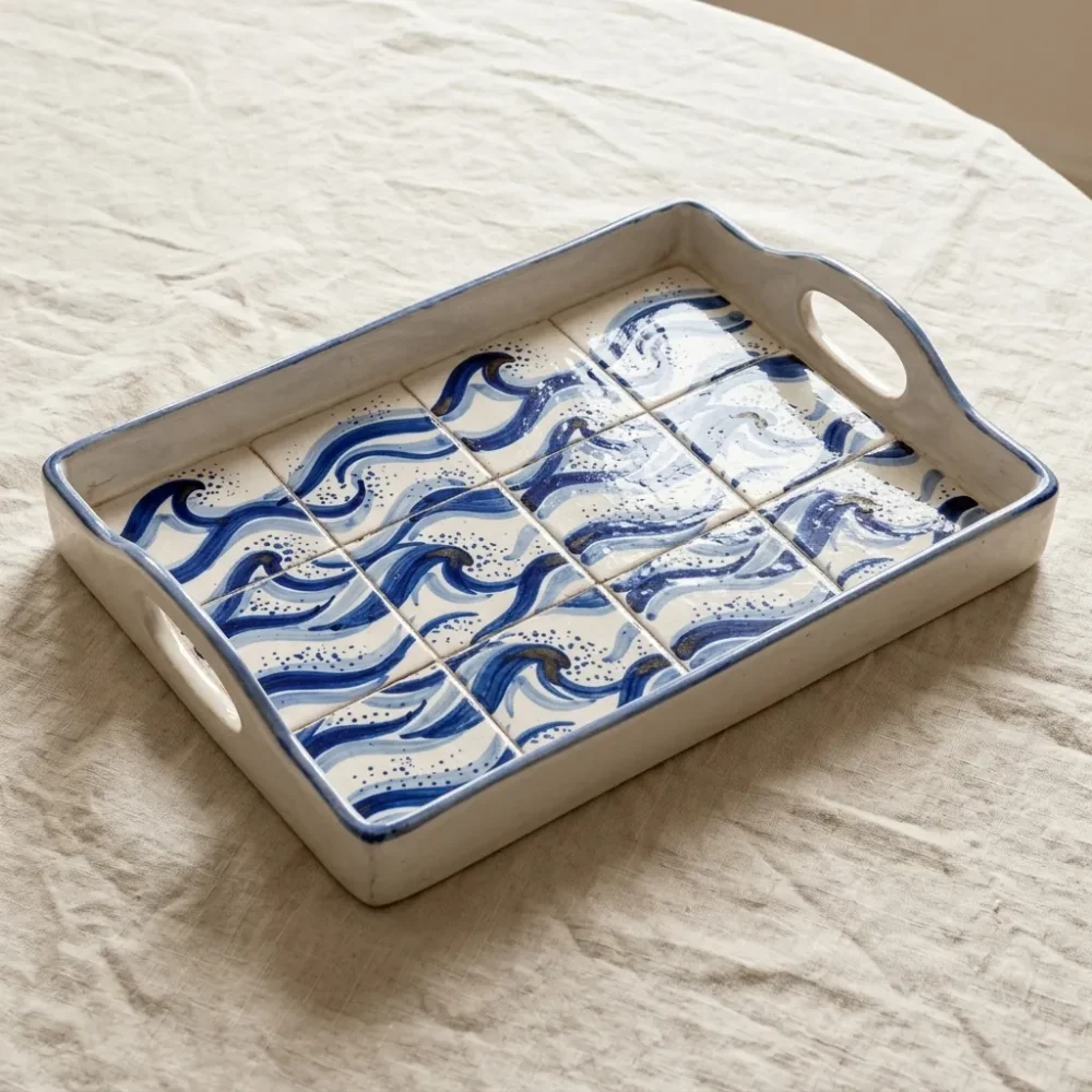 Maré Rectangular Tray — product view