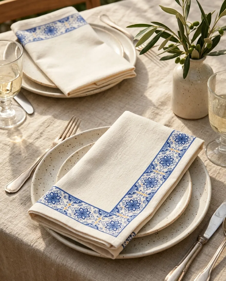 Serviettes Ribeira, lot de 2 — en situation