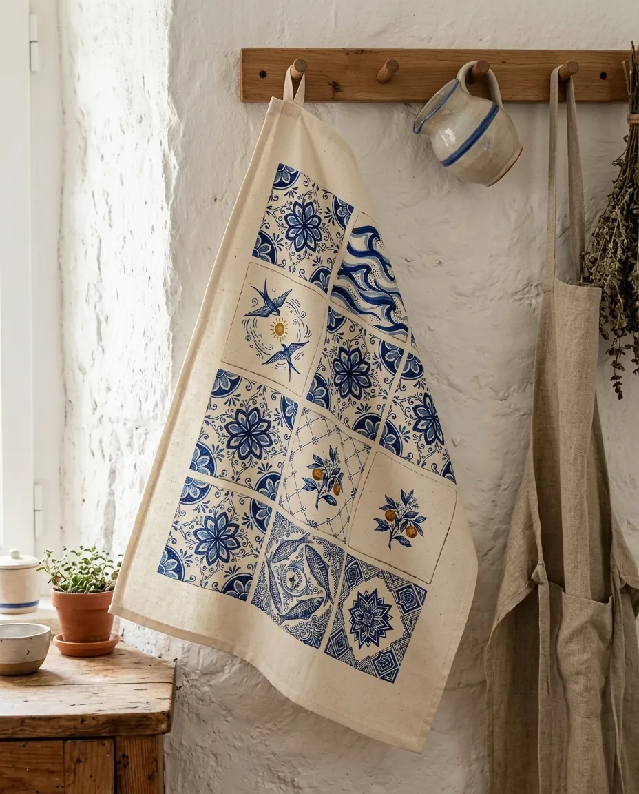 Viskestykke „Flisevæg“ — i brug